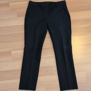Theory Straight Leg lassic Black Trousers Size 8